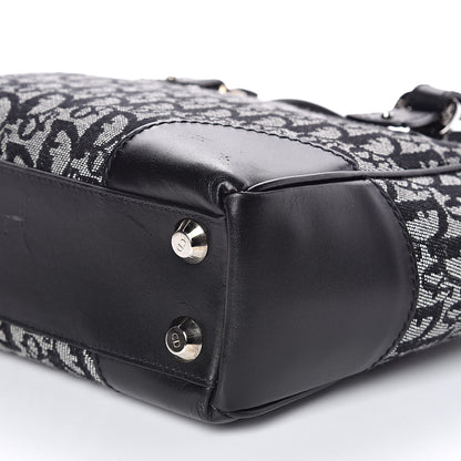 Christian Dior Denim Calfskin Monogram Tote Black 9 of 12