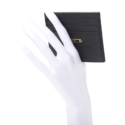 Fendi Vitello Elite Card Holder Black 2 of 7
