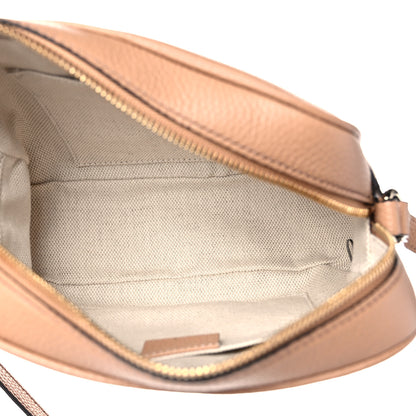 Gucci Pebbled Calfskin Small Soho Disco Bag Camelia 5 of 10