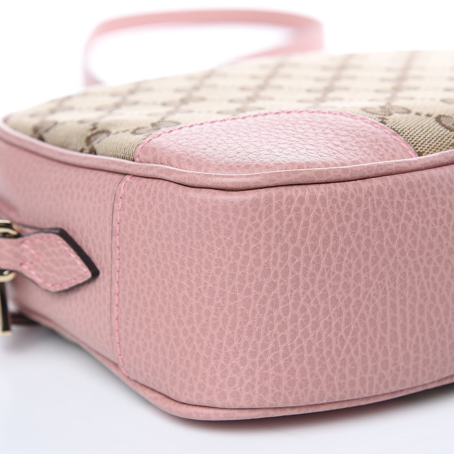 Monogram Mini Bree Messenger Bag Beige Soft Pink