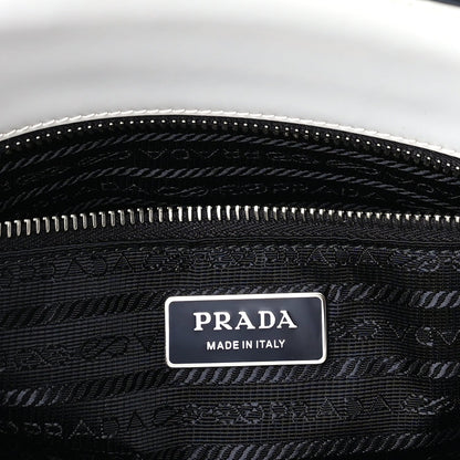 Prada Spazzolato Medium Re-Edition 1995 Double Handle Handbag White 5 of 7
