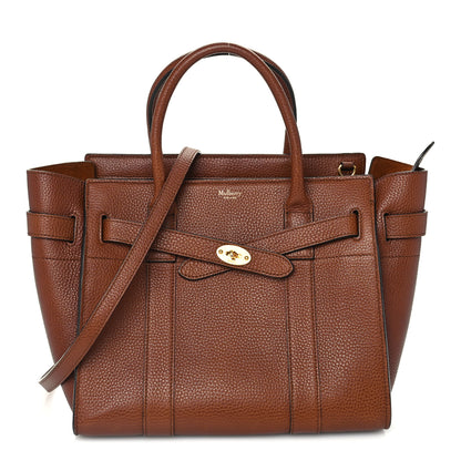 Mulberry Small Classic Grain Zipped Bayswater Tan 1 of 8