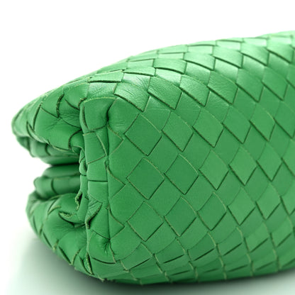Bottega Veneta Nappa Intrecciato The Mini Pouch Clutch Parakeet 9 of 10