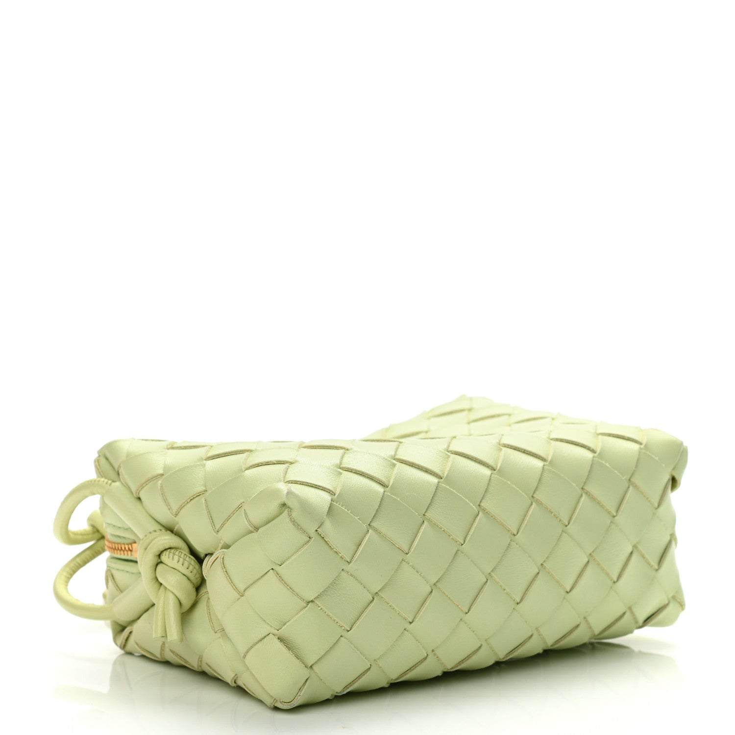 Bottega Veneta Nappa Intrecciato Mini Loop Camera Bag Lemon Washed 3 of 9