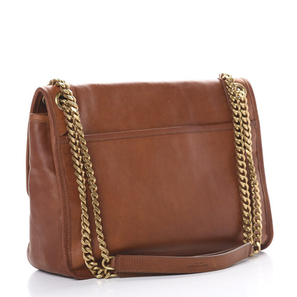 Saint Laurent Calfskin Monogram Medium Niki Chain Satchel Cognac 2 of 15