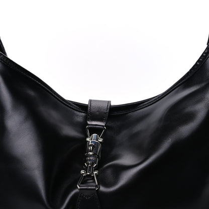 Gucci Calfskin Large Jackie 1961 Shoulder Bag Black 7 of 9