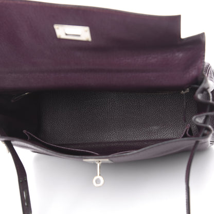 Hermes Chevre Mysore Kelly Retourne 28 Raisin 6 of 12
