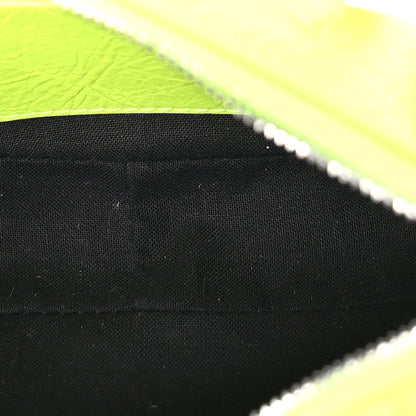 Balenciaga Agneau Arena Le Cagole Mini Purse With Chain Fluo Yellow 4 of 7