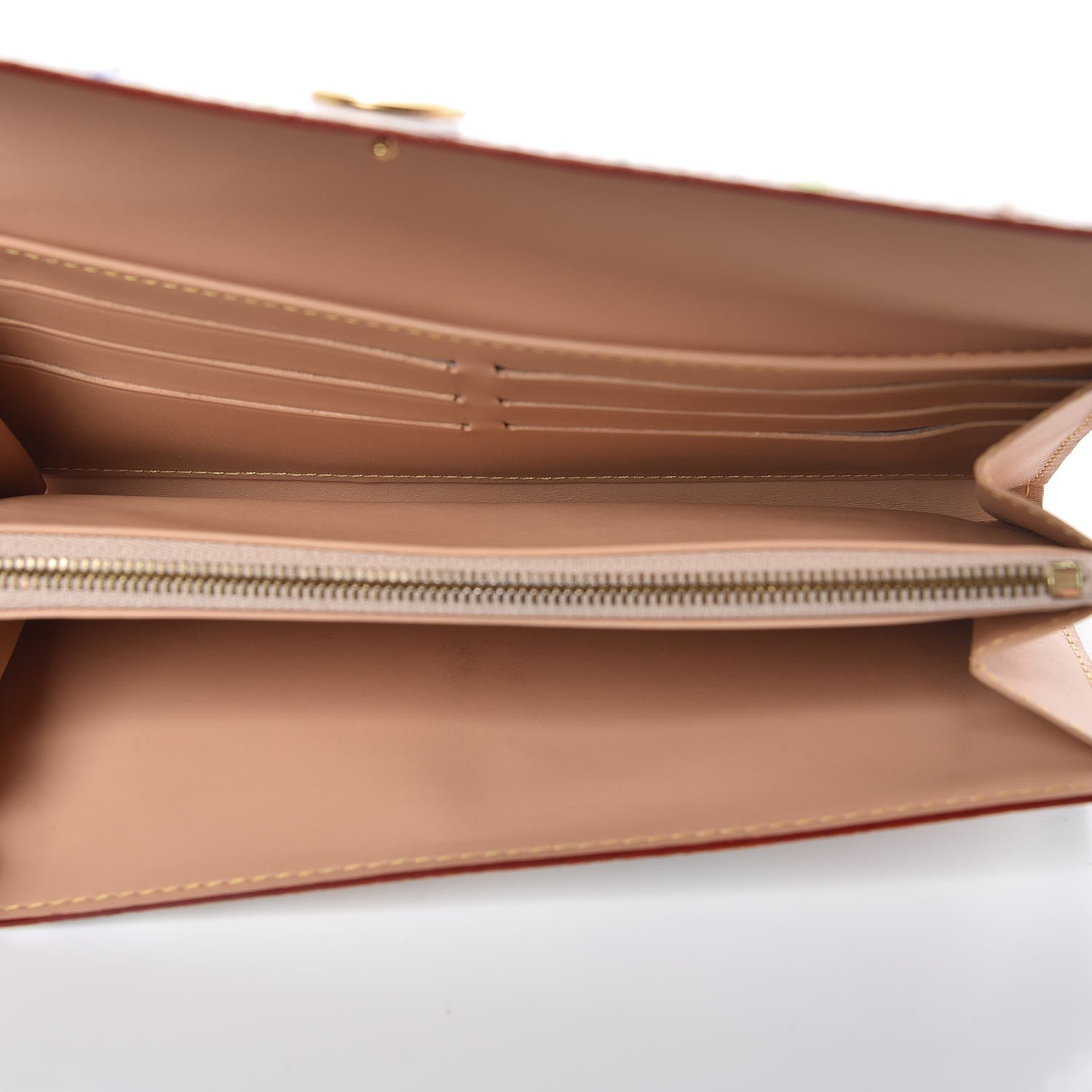 Louis Vuitton Monogram Multicolor Sarah Wallet White 5 of 9