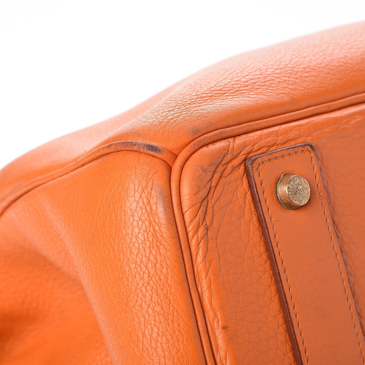 Taurillon Clemence HAC Birkin 40 Orange