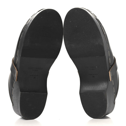 Saint Laurent Smooth Calfskin Le Maillon Clogs 39 Black 6 of 7