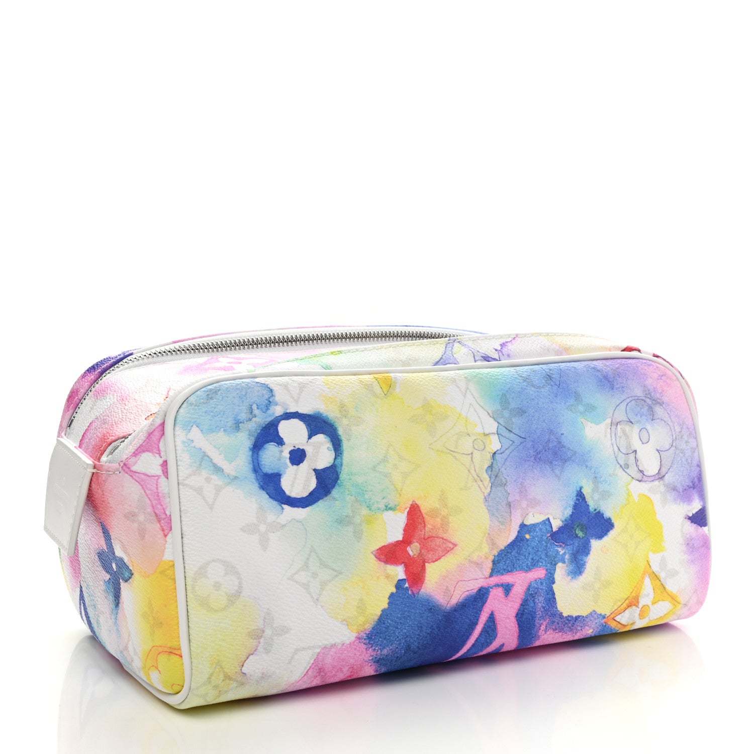 Louis Vuitton Monogram Watercolor Dopp Kit Toilet Pouch Multicolor 3 of 10