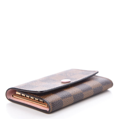 Louis Vuitton Damier Ebene Multicles 6 Key Holder Rose Ballerine 4 of 10