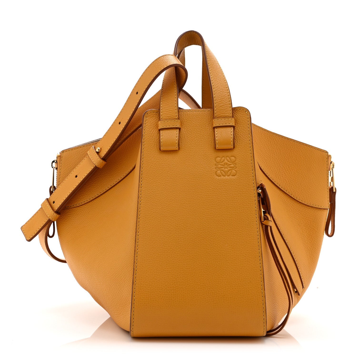 Loewe Grained Calfskin Small Hammock Shoulder Bag Yellow 1 of 1