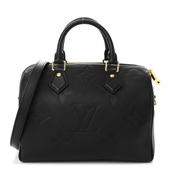 Louis Vuitton Empreinte Monogram Giant Speedy Bandouliere 25 Black 1 of 1