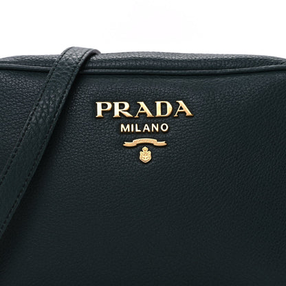 Prada Vitello Phenix Camera Bag Smeraldo 6 of 8