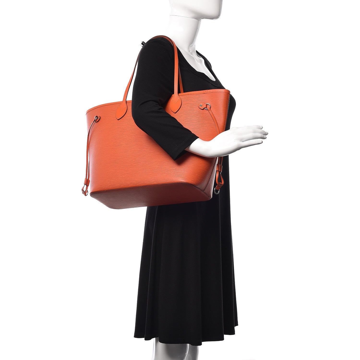 Louis Vuitton Epi Neverfull MM Piment 2 of 34