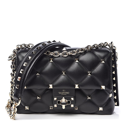 Valentino Garavani Nappa Small Candystud Crossbody Black 1 of 9
