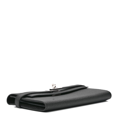 Hermes Epsom Kelly Longue Wallet Black 4 of 11