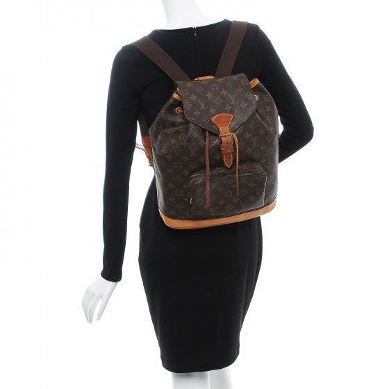 Louis Vuitton Monogram Montsouris GM Backpack 2 of 15