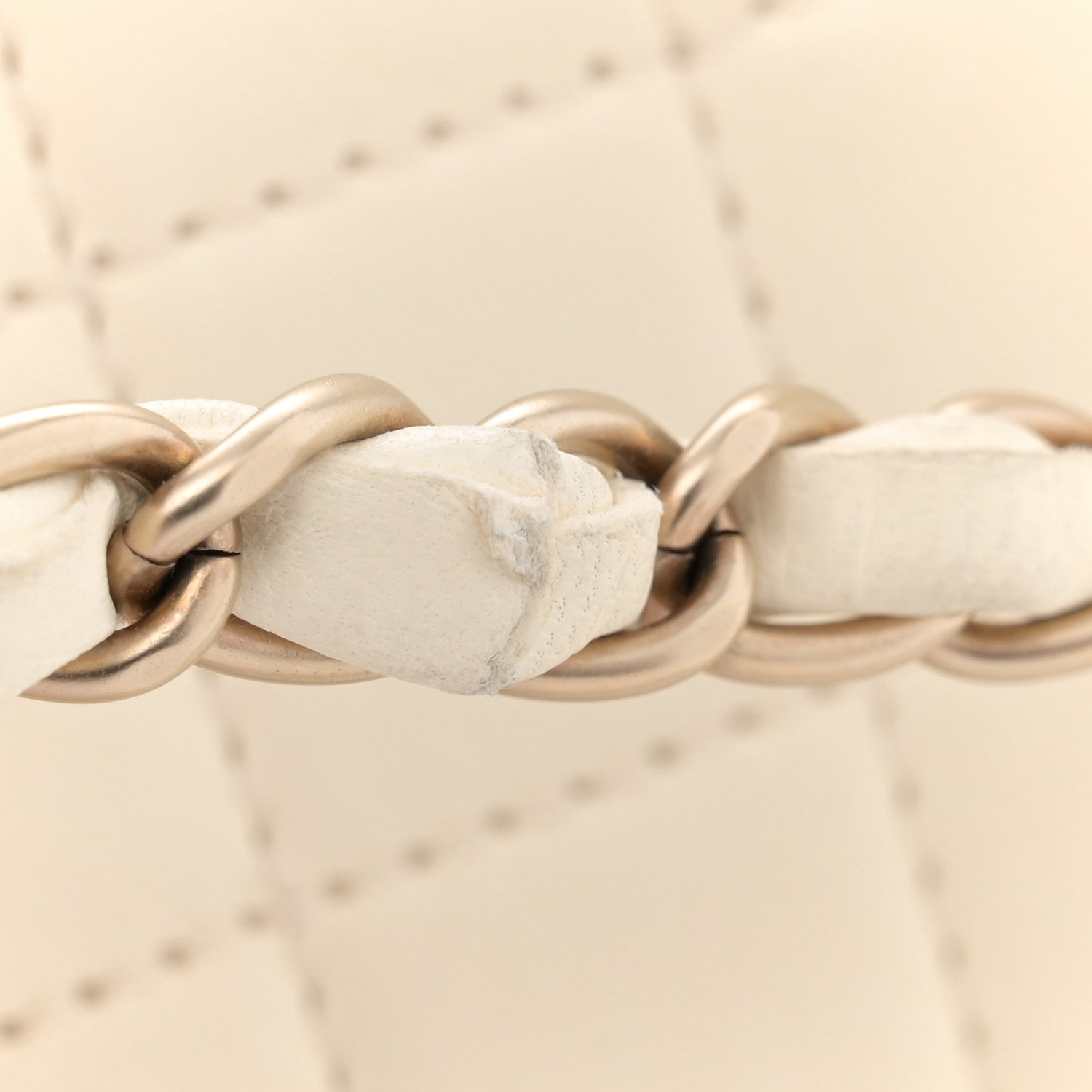 Chanel Lambskin Chocolate Bar Leo Lion Flap White 14 of 15