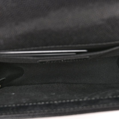 Chanel Caviar Chevron Quilted Small Boy Flap Black 5 of 10