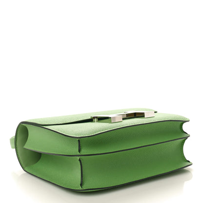 Hermes Epsom Constance 24 Vert Criquet 4 of 9