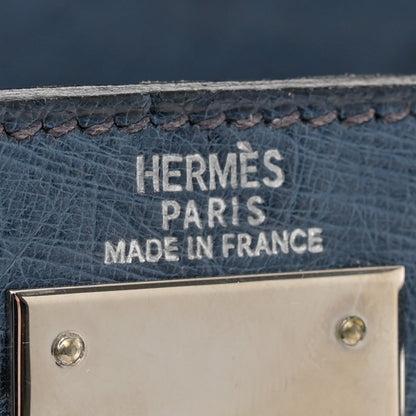 Hermes Ostrich Kelly Sellier 28 Bleu Roi 6 of 14
