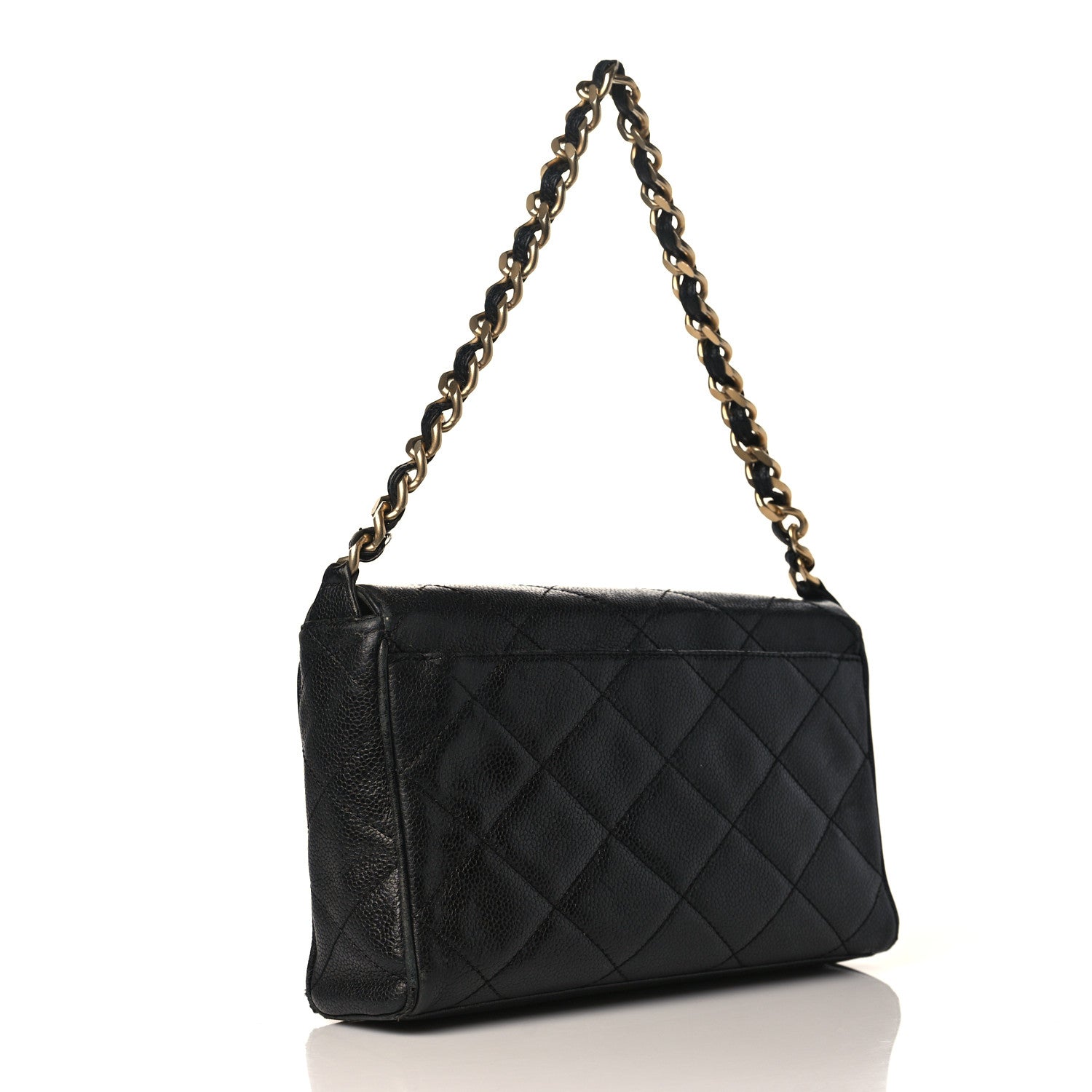 Chanel Caviar Quilted Medium Single Flap Black 3 of 17