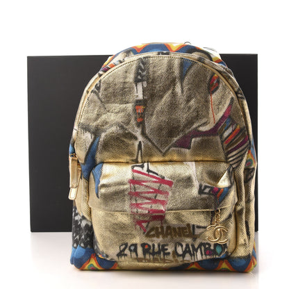 Chanel Graffiti Printed Canvas Street Spirit Backpack Multicolor 10 of 10