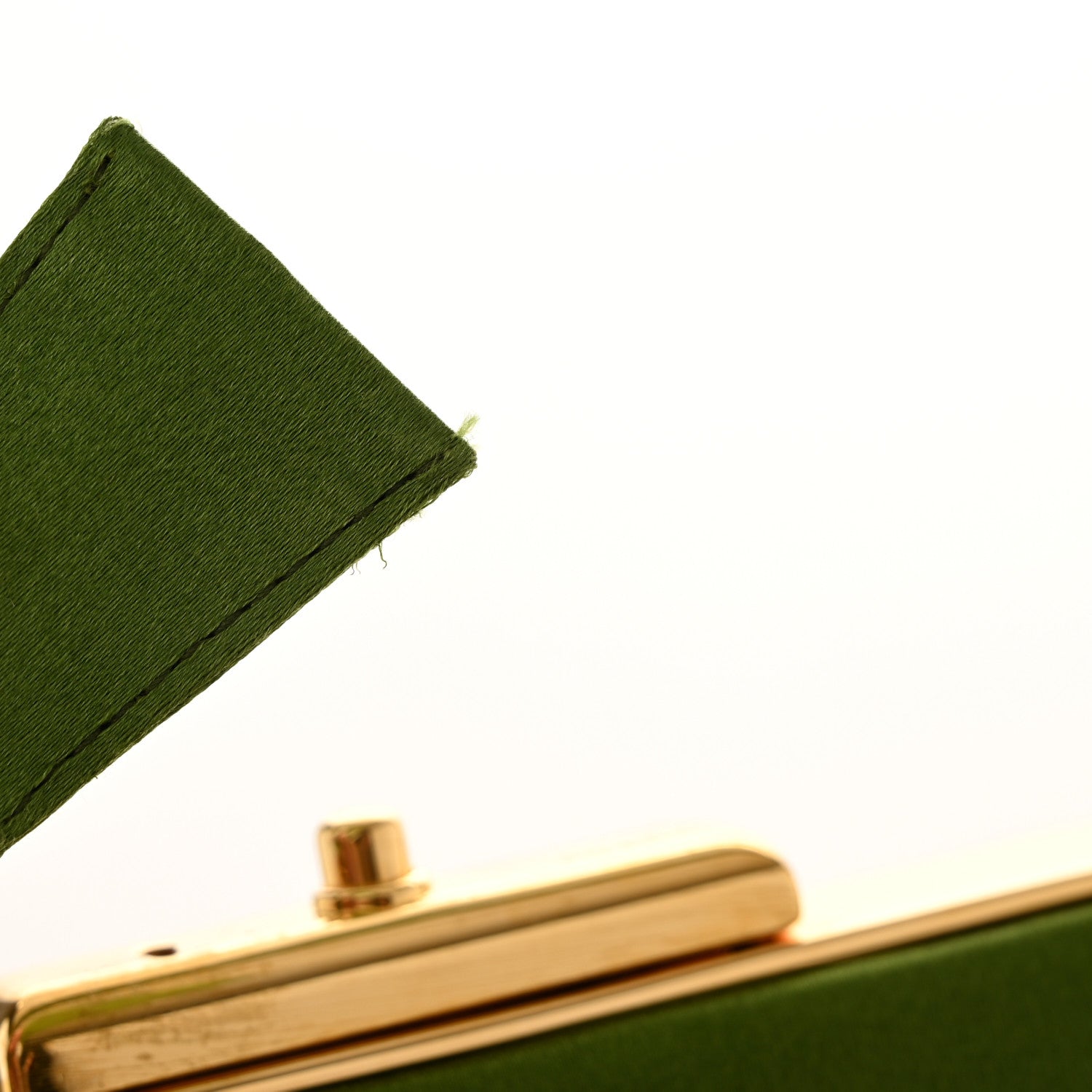 Prada Satin Framed Bag Felce 12 of 13