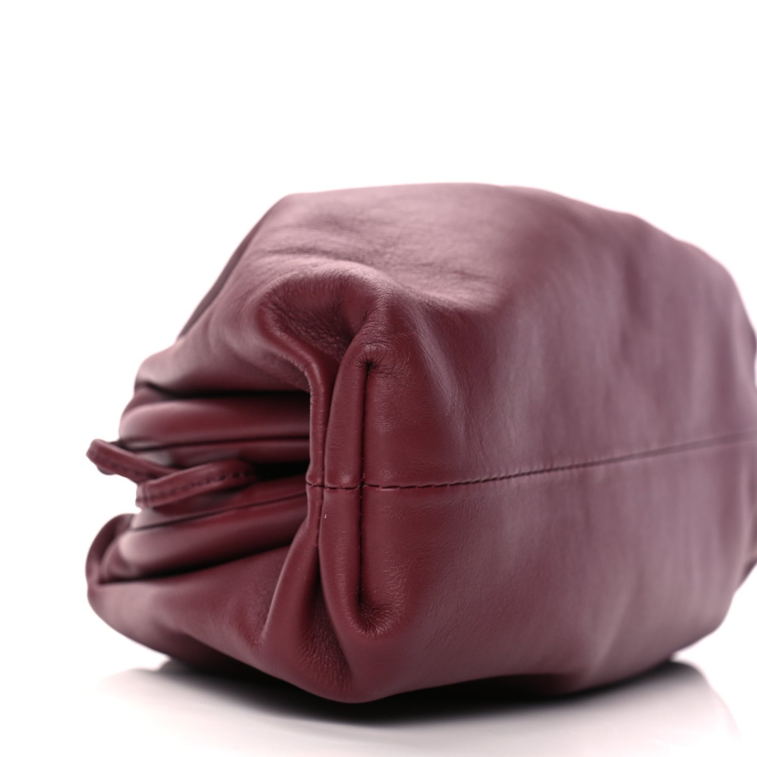 Bottega Veneta Butter Calfskin The Mini Pouch Bordeaux 8 of 9