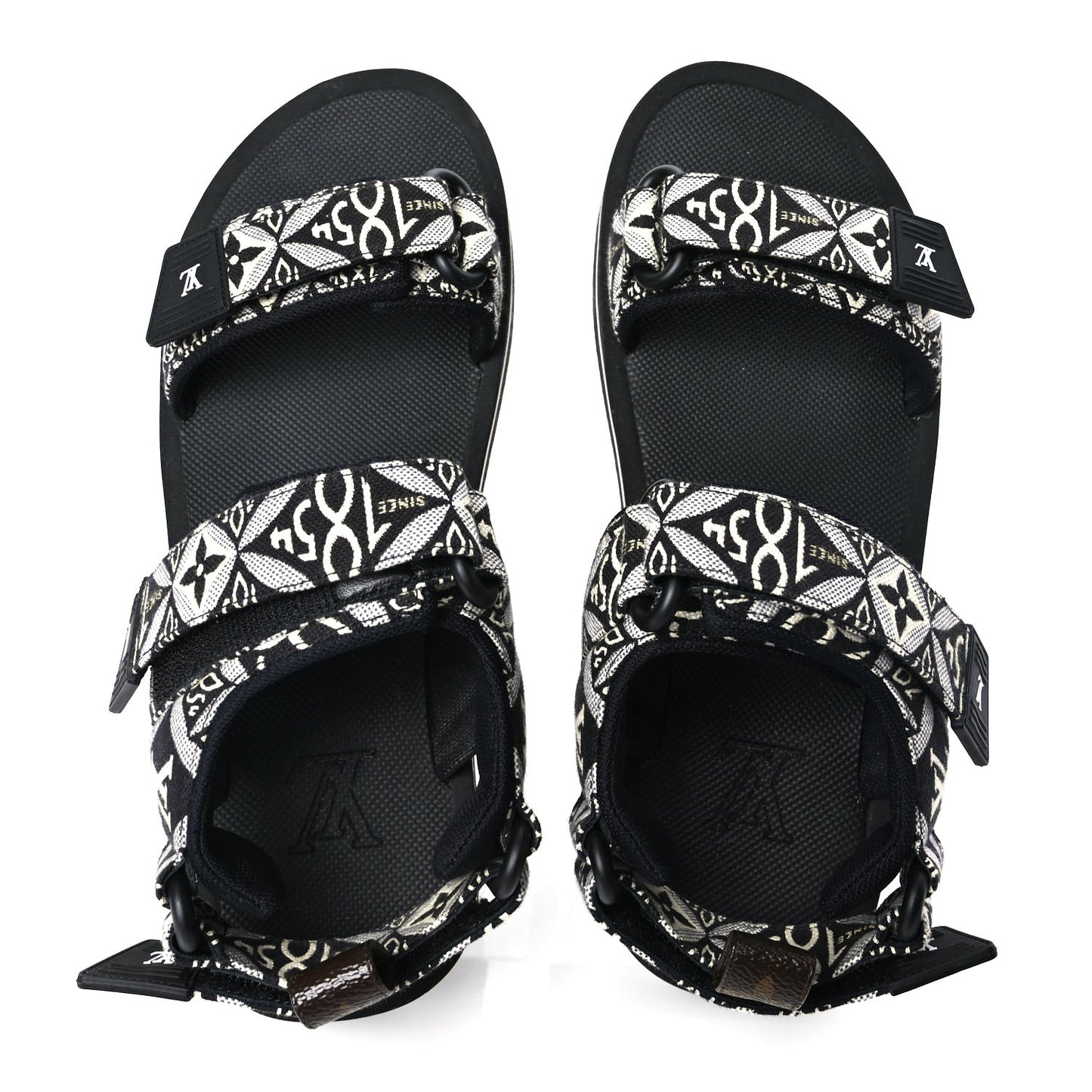 Jacquard Since 1854 Flat Arcade Sandals 40 Grey