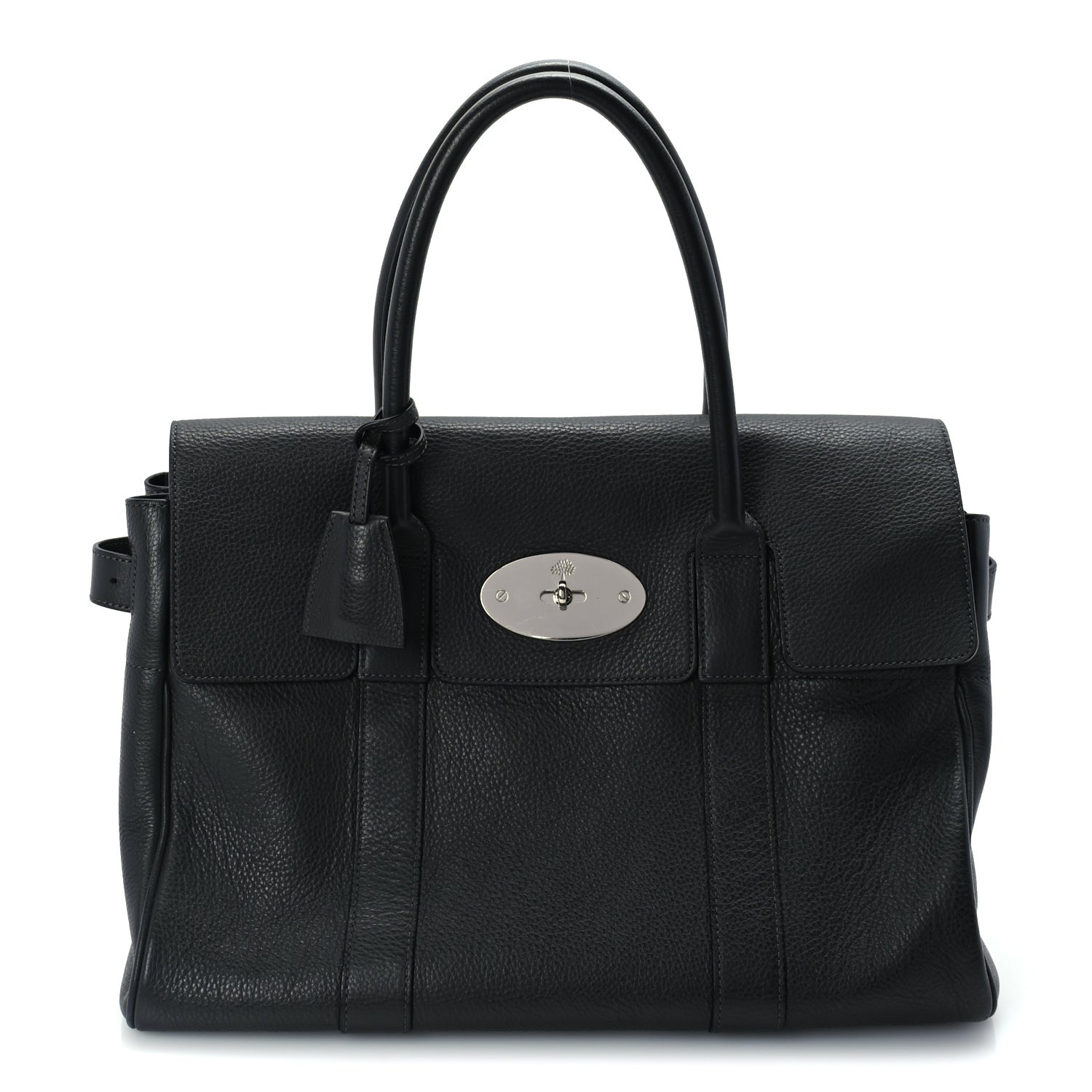 Mulberry Classic Grain Bayswater Mole Grey 1 of 8