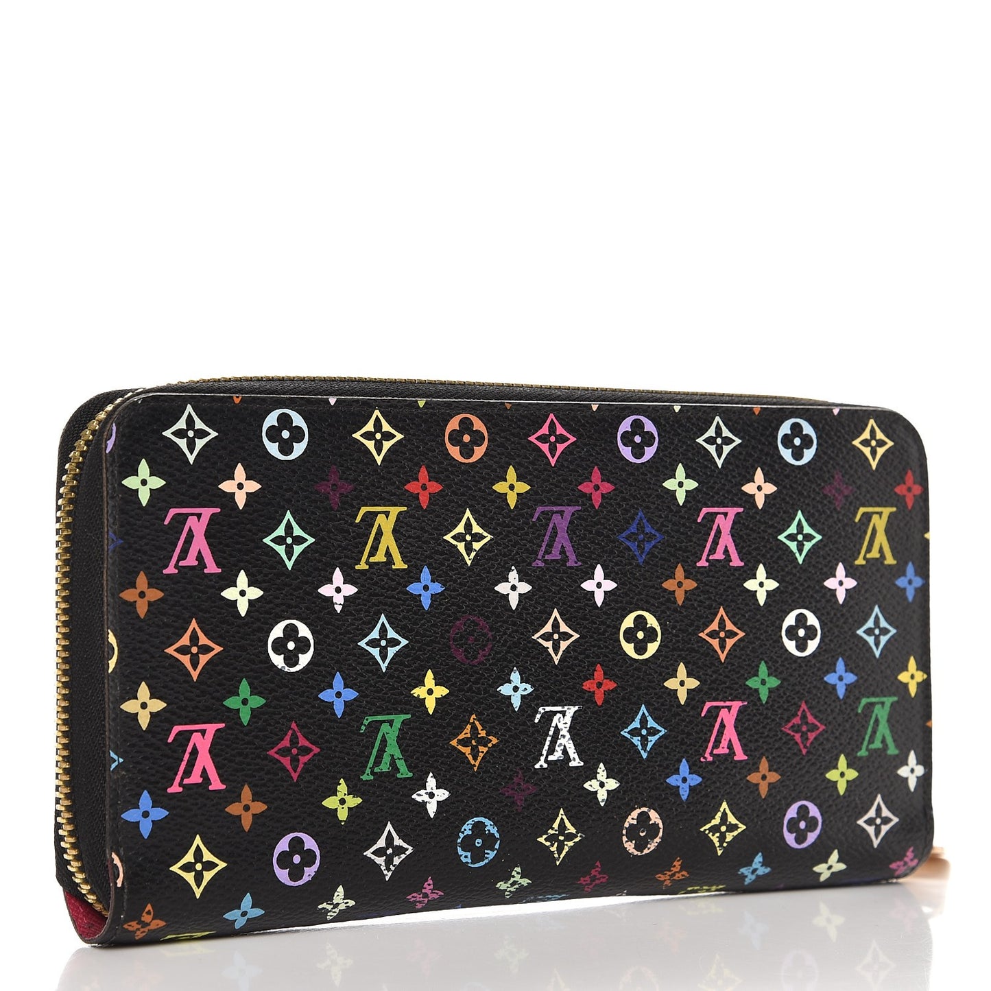 Monogram Multicolor Zippy Wallet Black Grenade