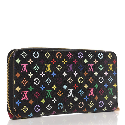Louis Vuitton Monogram Multicolor Zippy Wallet Black Grenade 3 of 8