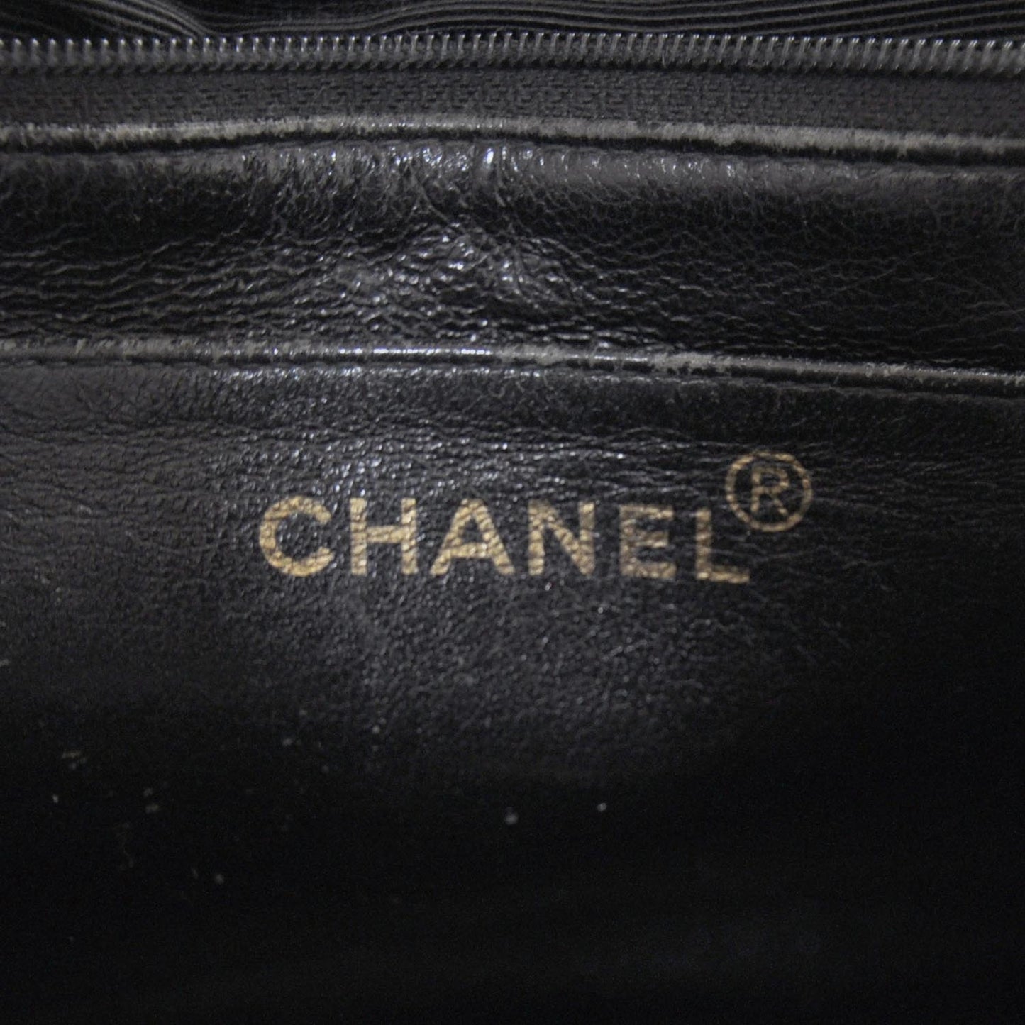 Caviar Quilted Flap Shoulder Bag Black