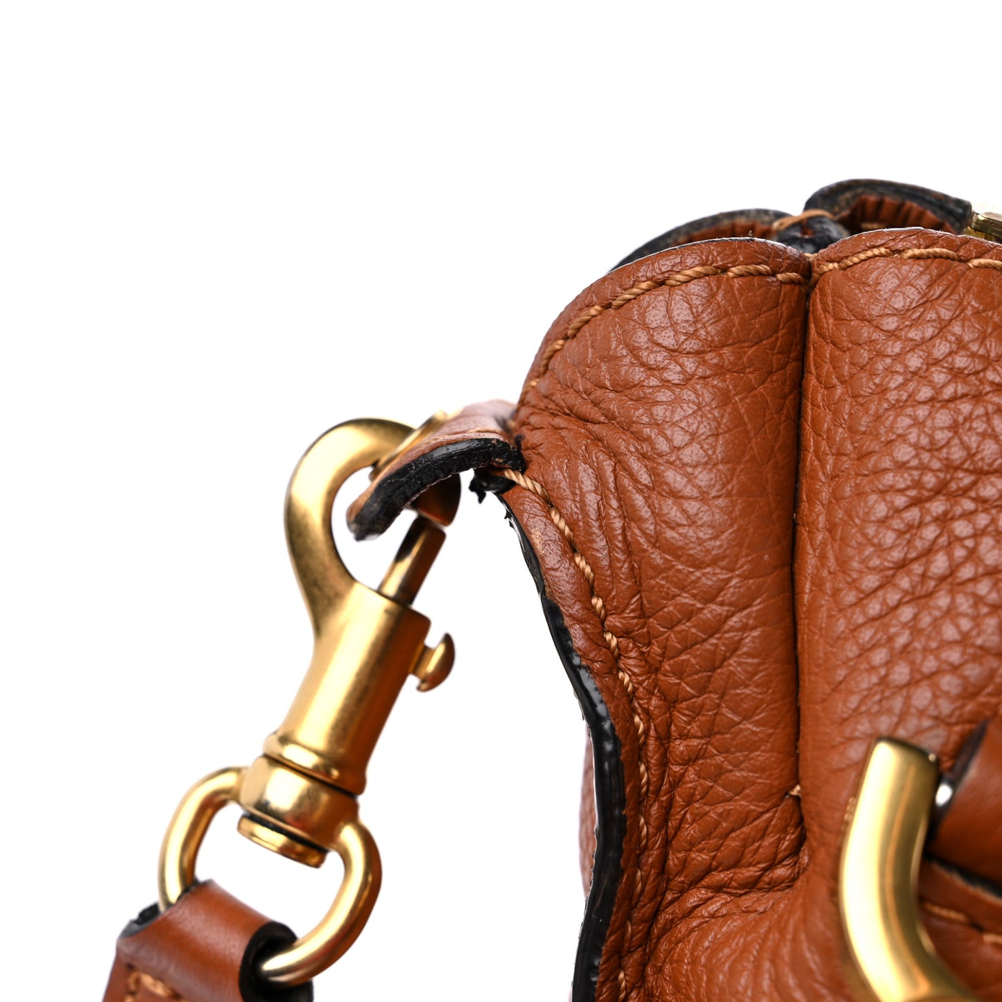 Calfskin Medium Marcie Satchel Tan