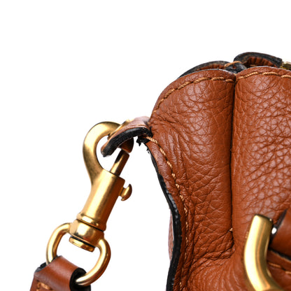 Chloe Calfskin Medium Marcie Satchel Tan 15 of 17
