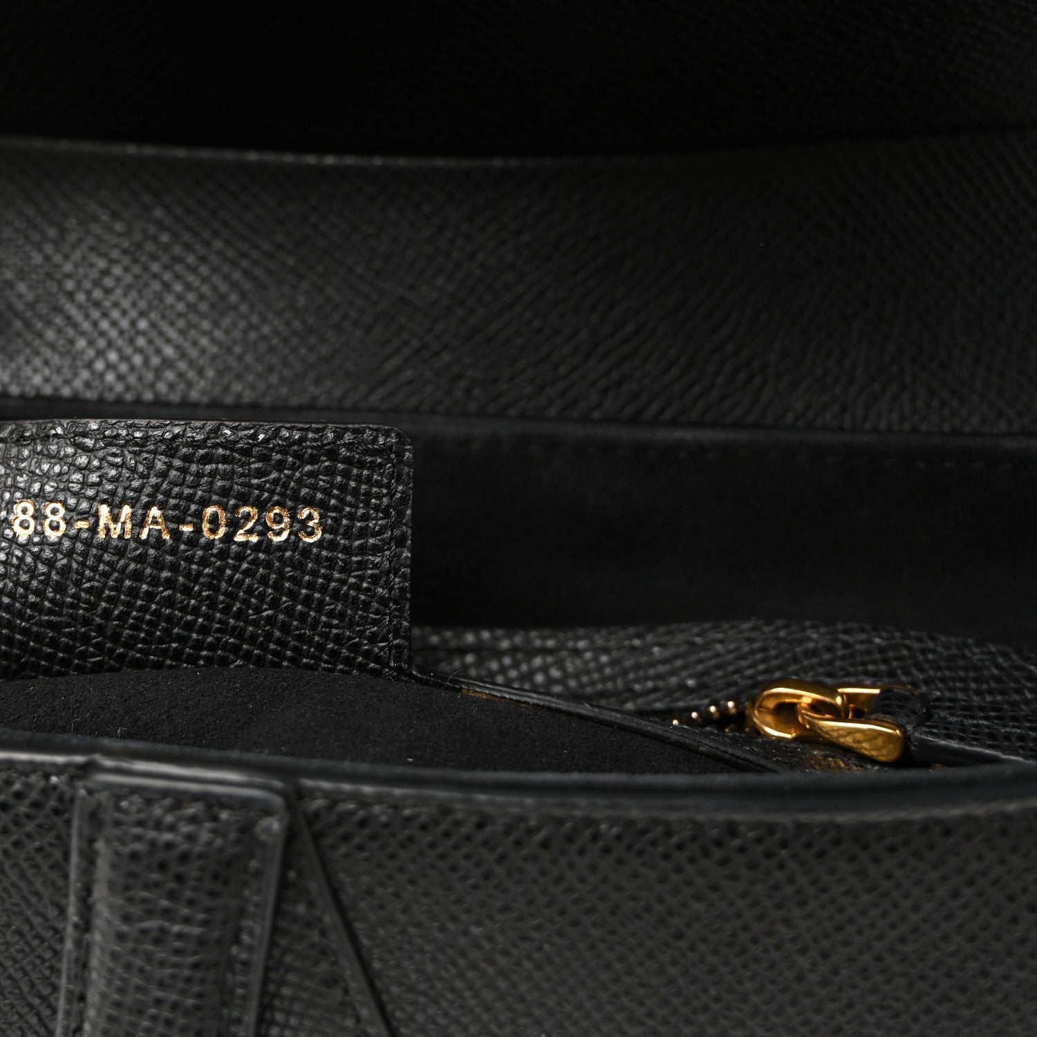 Christian Dior Grained Calfskin Saddle Bag Black 7 of 10