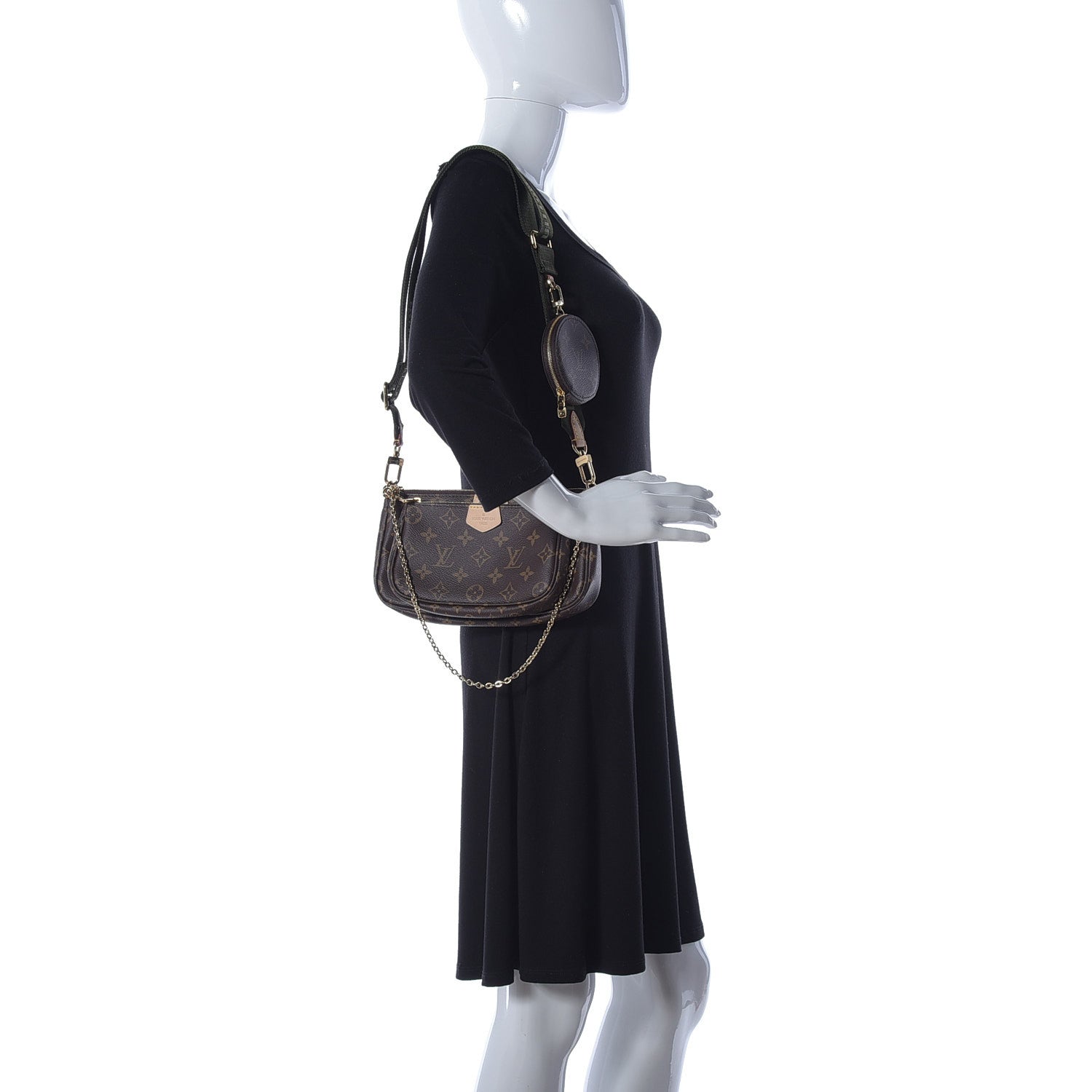 Louis Vuitton Monogram Multi Pochette Accessories Kaki 2 of 15