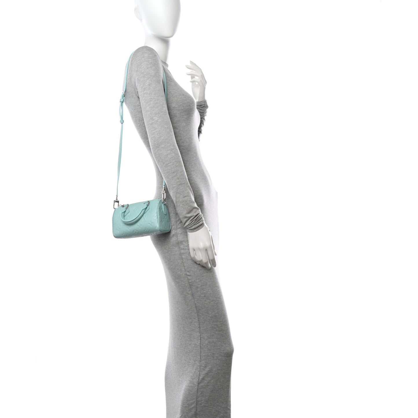 Empreinte Monogram Nano Speedy Pearly Lagoon Turquoise