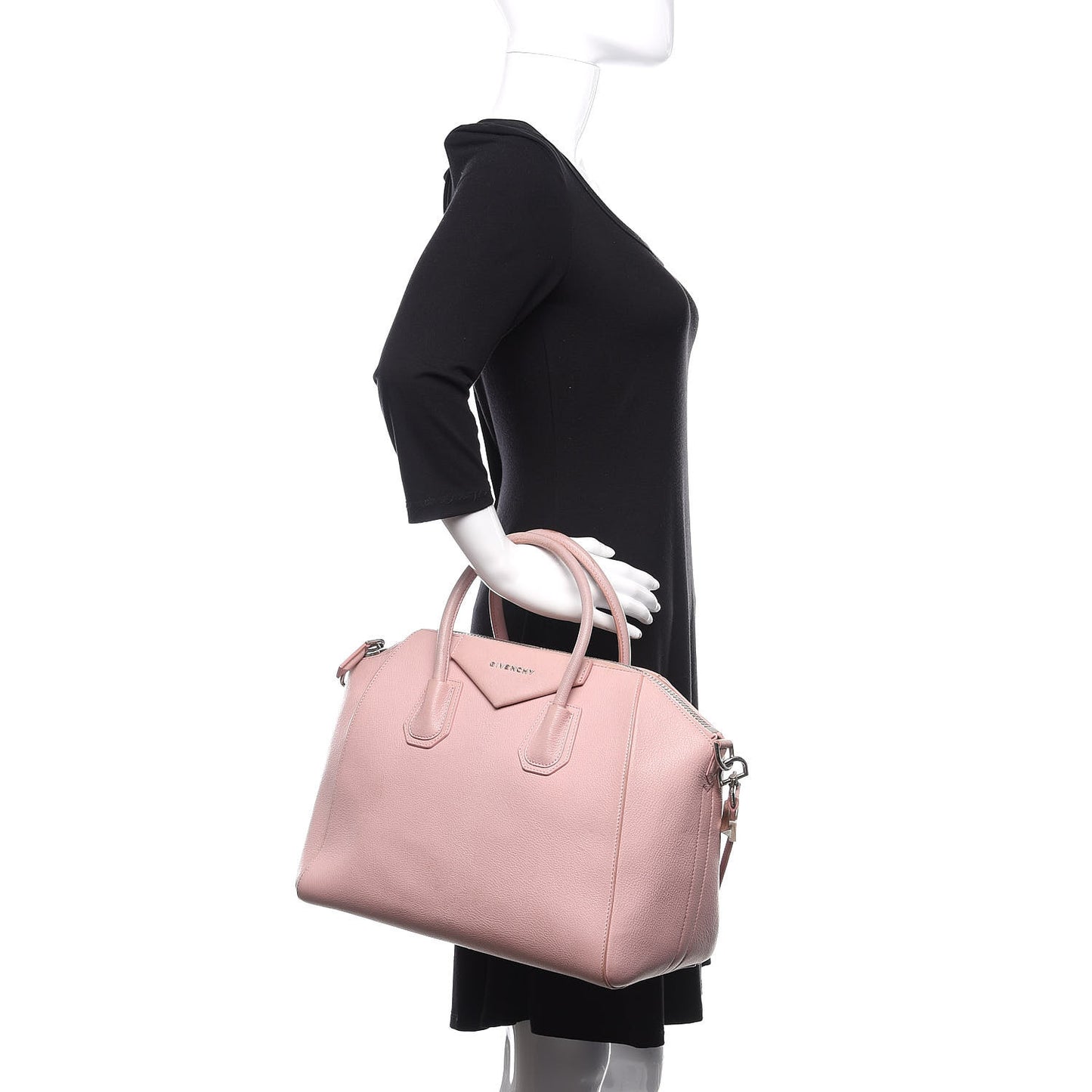 Sugar Goatskin Medium Antigona Pink