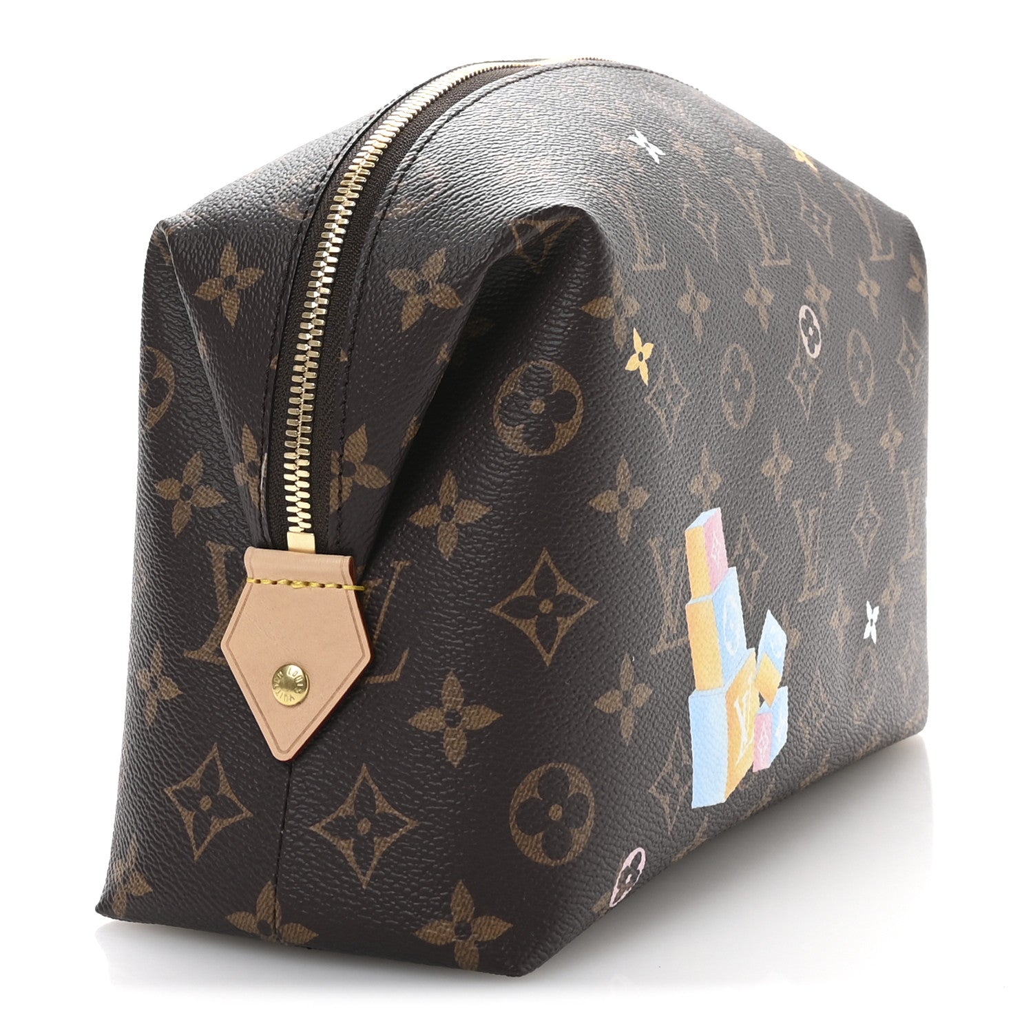 Louis Vuitton Monogram Vivienne Cosmetic Pouch GM 3 of 6