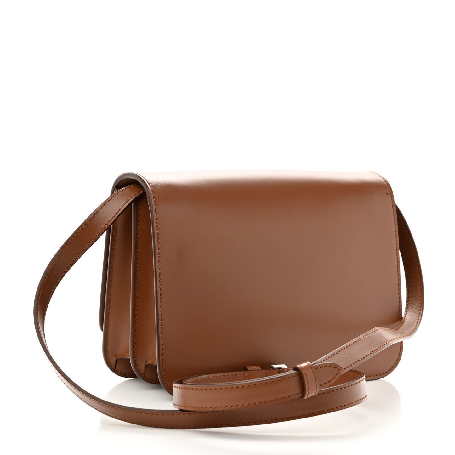 Calfskin Small TB Bag Malt Brown