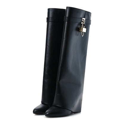 Givenchy Calfskin Shark Lock Pant Boots 38.5 Black 4 of 7