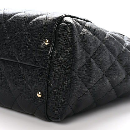 Chanel Caviar Quilted Large Shopping Tote Black 10 of 11