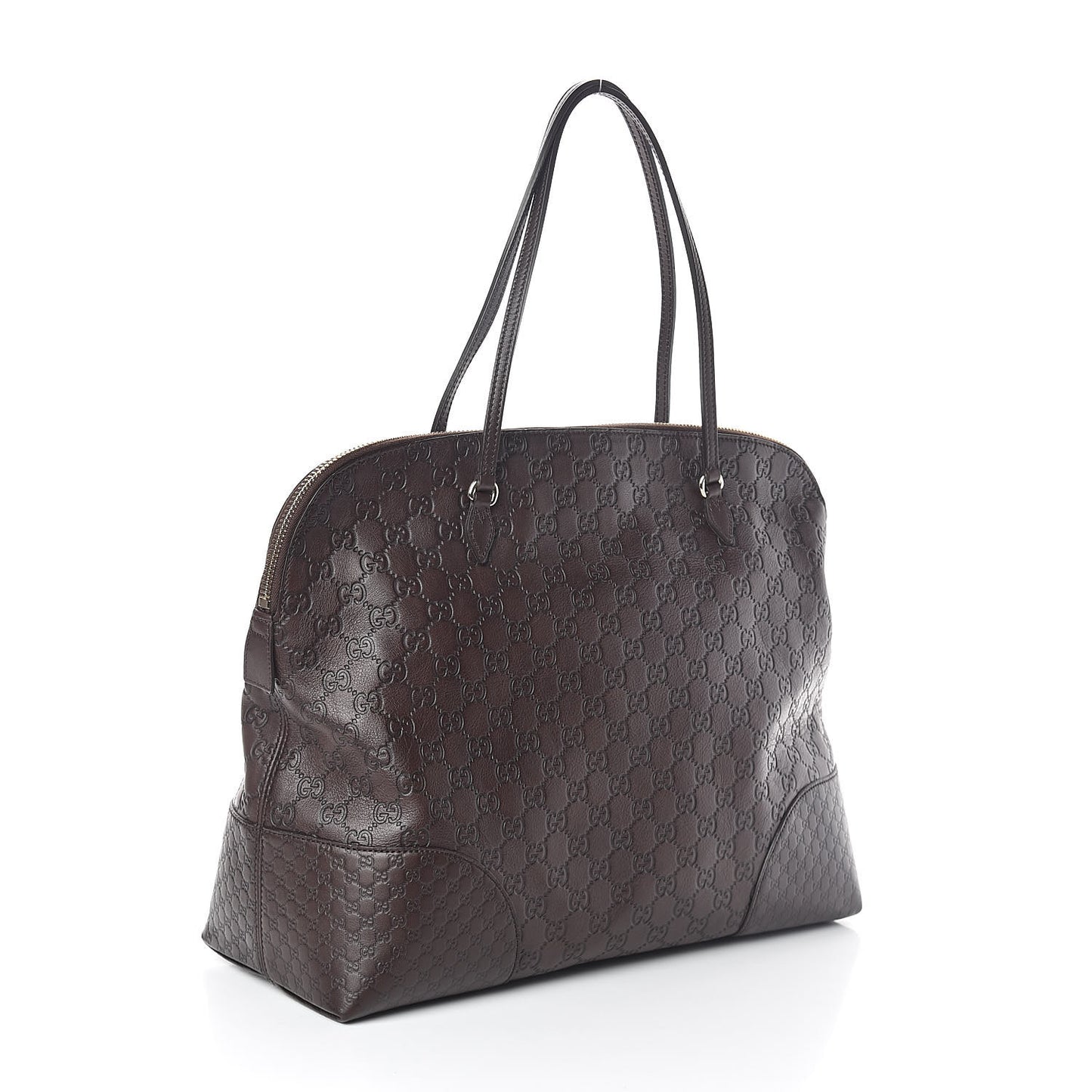 Guccissima Medium Bree Shoulder Bag Chocolate