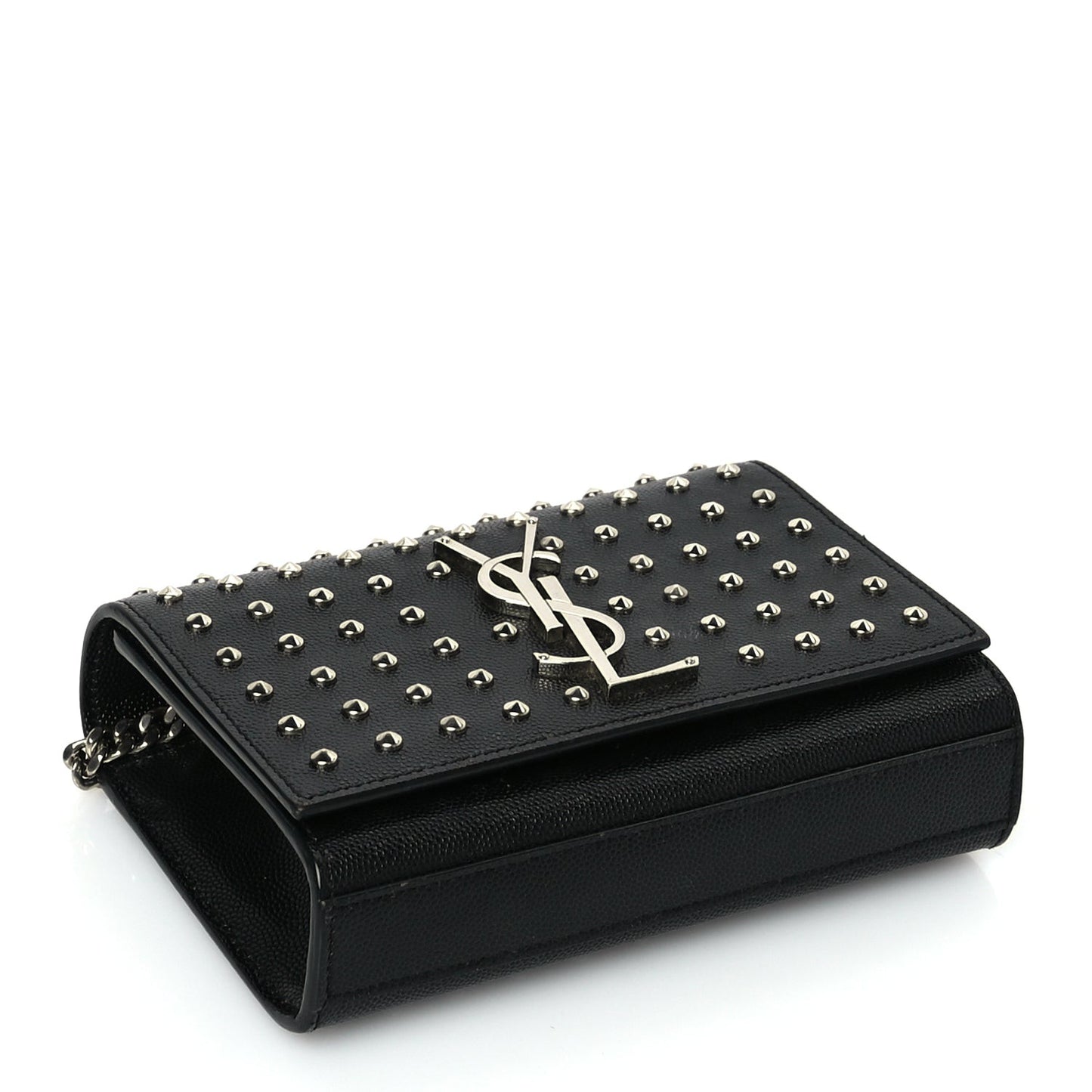 Grain De Poudre Studded Small Classic Monogram Kate Satchel