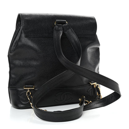 Chanel Caviar CC Backpack Black 2 of 10